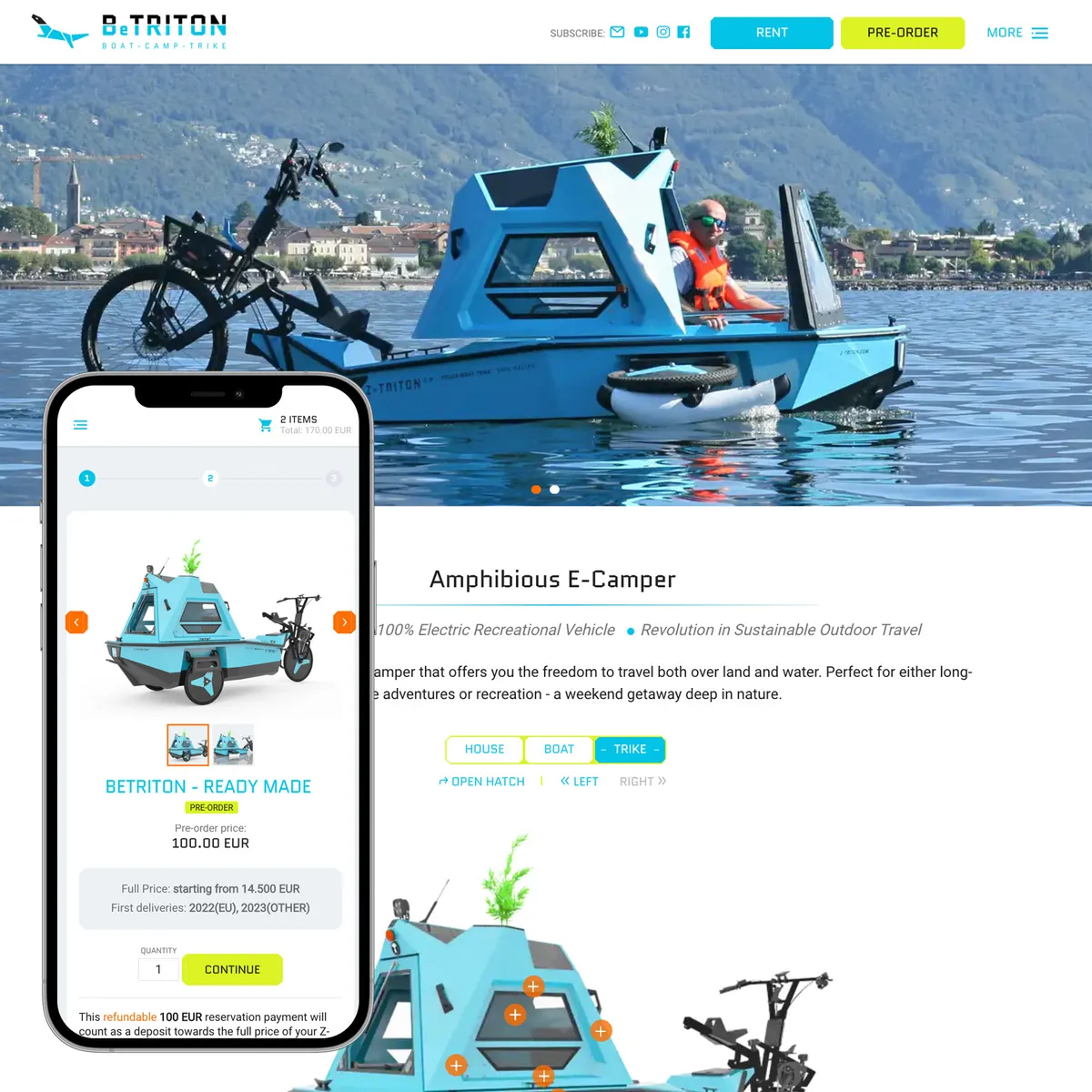 From sketch to Ecommerce, and Landing page