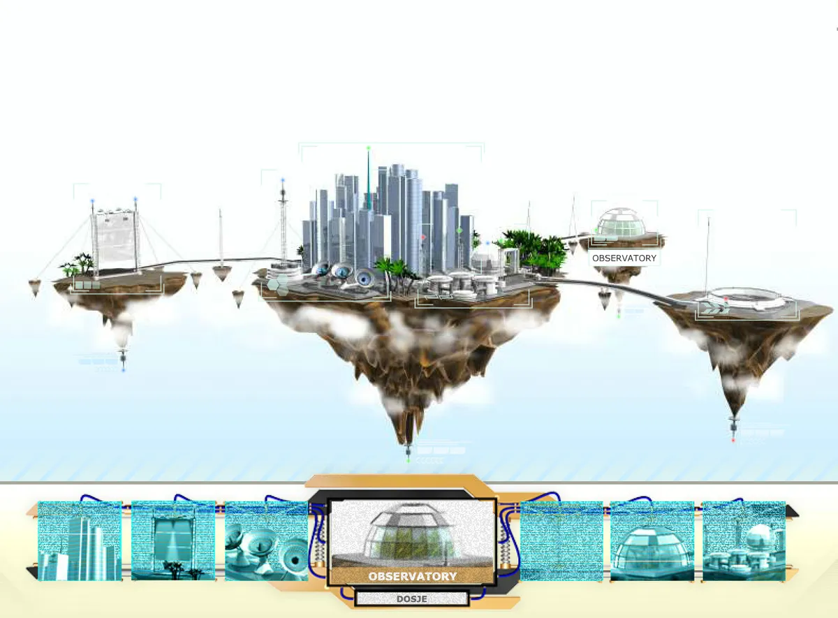 3D portfolio website with built-in puzzles