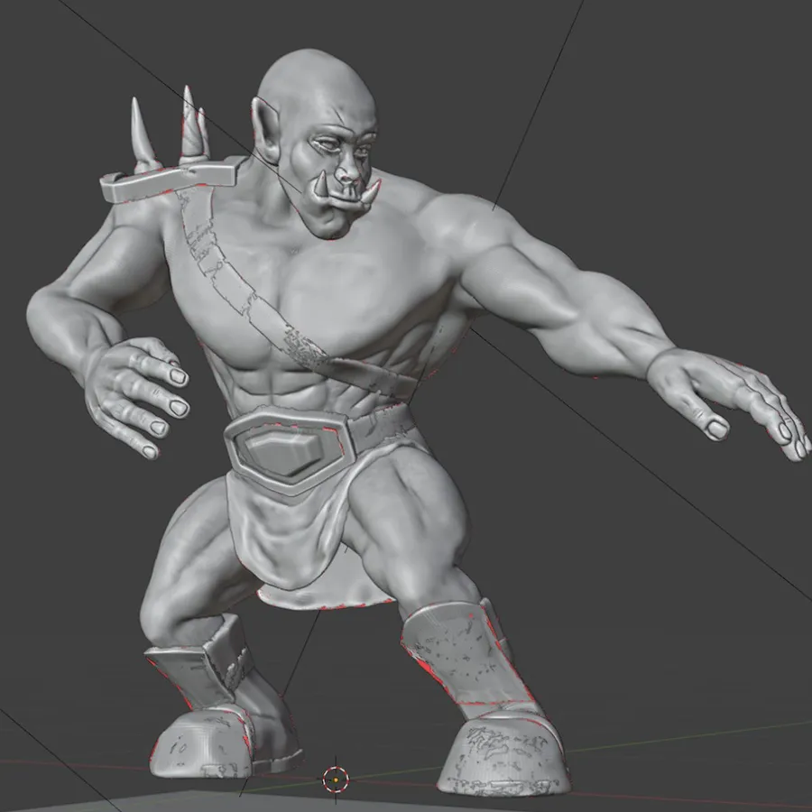 Devlog #1: Posing the Orc into a Sorfc