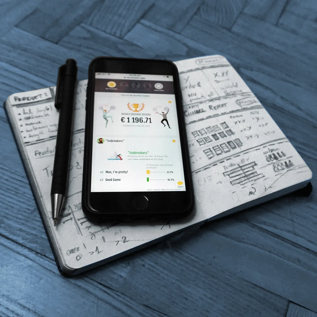 From sketch to Shopify App - "Shopins"
