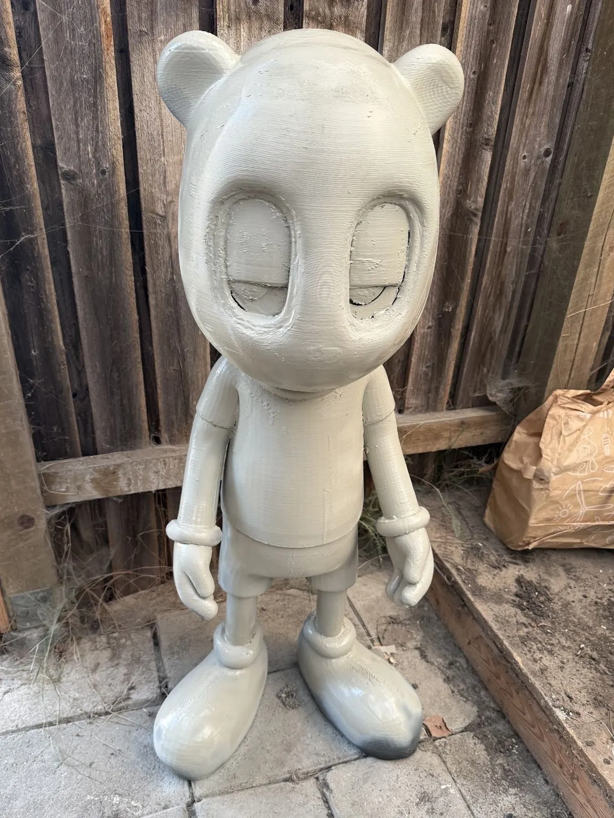 First layer (can) of putty