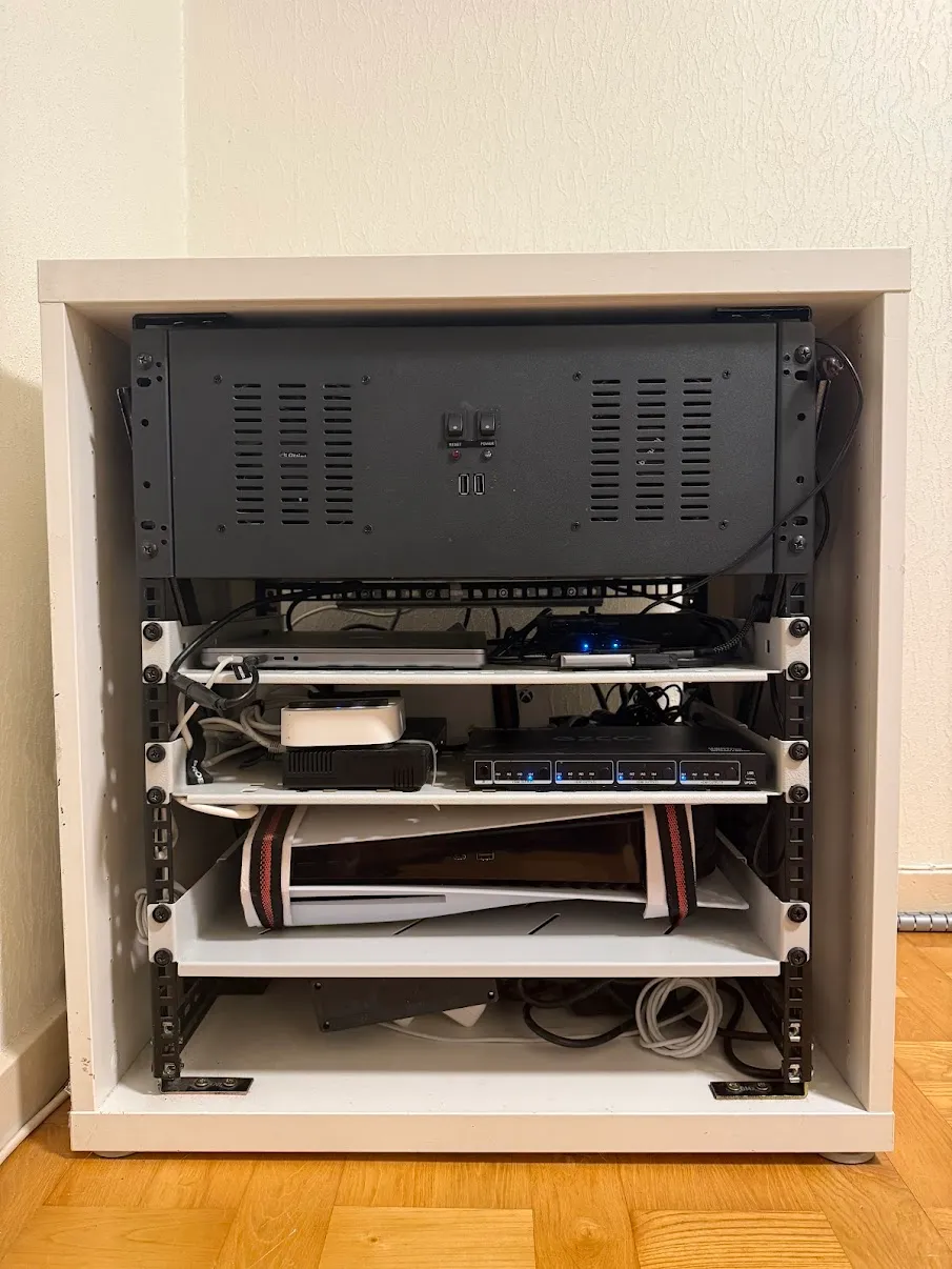 Temple without front panel